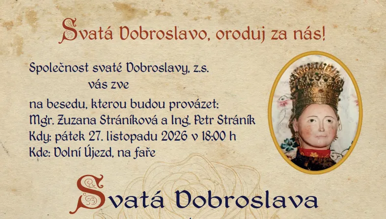 Přednáška - Svatá Dobroslava